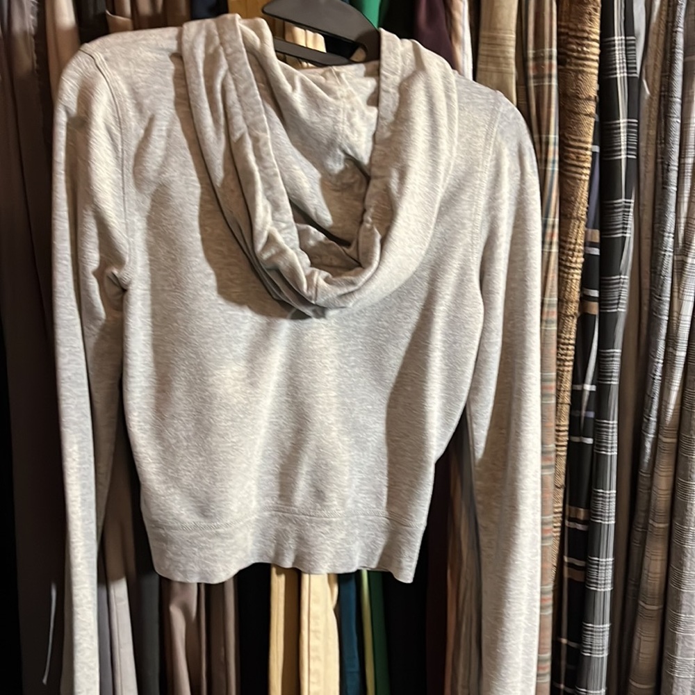 ✨Vintage Express Graphic metallic paint splatter gray hoodie - Picture 6 of 6